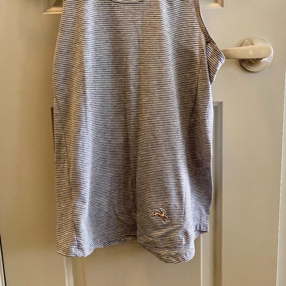 Tracksmith Horizon Tank Gray / Ivory - Picture 4 of 6